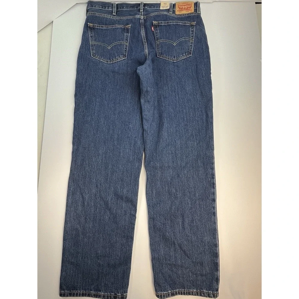 NEW Levis 550 Relaxed Fit Jeans Mens 40x34 Blue Denim Big & Tall NWT